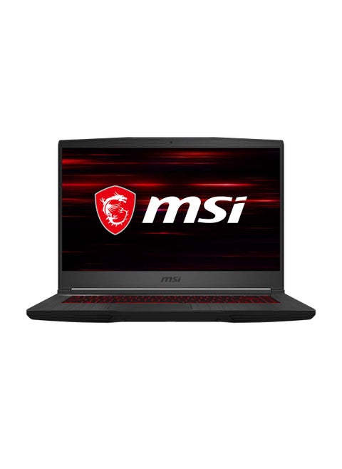 GF65 Thin Laptop With 15.6-Inch Display, Core i7, 10th Gen Processor/16GB RAM/512GB SSD/6GB NVIDIA GeForce GTX 1660 Ti Graphics Card/DOS/ english_arabic Black