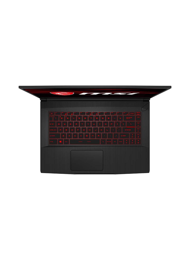 GF65 Thin Laptop With 15.6-Inch Display, Core i7, 10th Gen Processor/16GB RAM/512GB SSD/6GB NVIDIA GeForce GTX 1660 Ti Graphics Card/DOS/ english_arabic Black