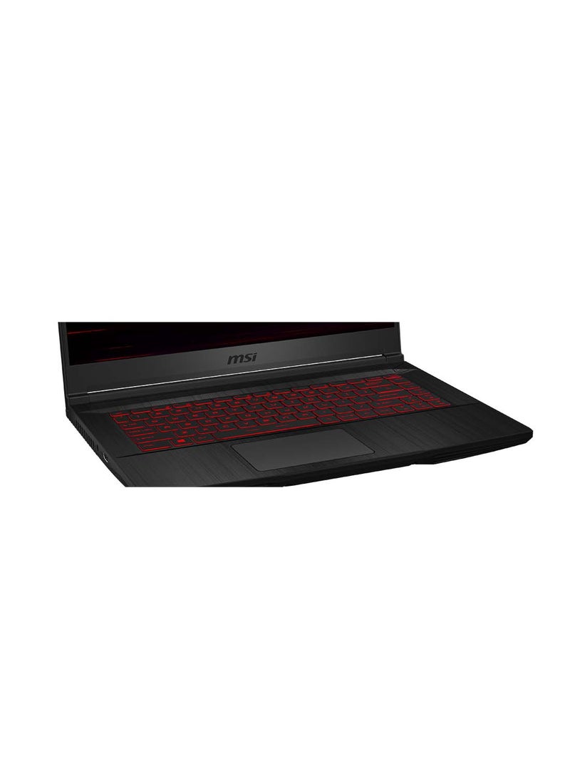 GF65 Thin Laptop With 15.6-Inch Display, Core i7, 10th Gen Processor/16GB RAM/512GB SSD/6GB NVIDIA GeForce GTX 1660 Ti Graphics Card/DOS/ english_arabic Black