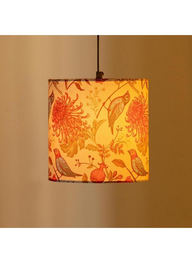 ExclusiveLane ضوء معلق من القطن 'طيور زقزوقة' من ExclusiveLane لغرفة المعيشة (8.1 بوصة) | ضوء معلق مصنوع يدويًا للإضاءة السقفية لغرفة المعيشة، ضوء معلق للشرفة، مصباح معلق لغرفة النوم - Image 2