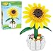 Brickcraft Bricktanicals Yellow Sunflower in Picket Fence Pot Brick Building Set 213 Piece Botanical Flower Model Ages 8 Plus Collectible Build and Display Set Spring Gift for Kids and Adults - Image 2
