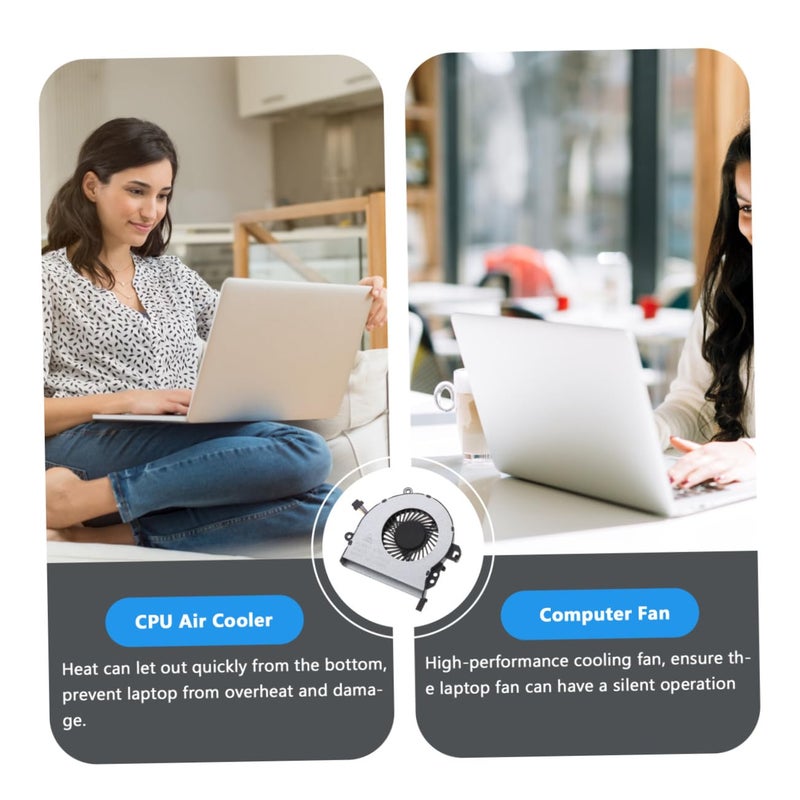 مروحة تبريد وحدة المعالجة المركزية من الألومنيوم، تدفق هواء عالي، تصميم صامت لتقليل الصدمات للمشعاع - Image 4