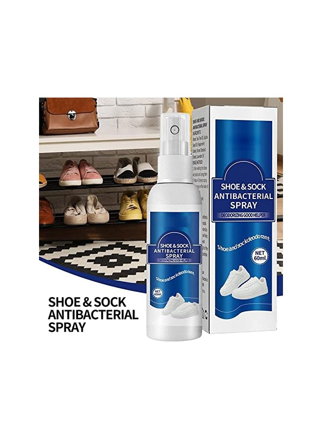 Generic Shoe & Shock Antibacterial Deodorant Spray Foot Odor Eliminator Shoe Deodorizer,Muti-Purpose Foot Odor Control Odor Eaters for Shoes Sneakers Boots Sandals (2 Pcs)  - Image 2