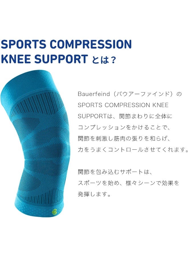 Bauerfeind Sports Compression Knee Support - Lightweight Design With Gripping Zones For Knee Pain Relief & Performance - Image 4