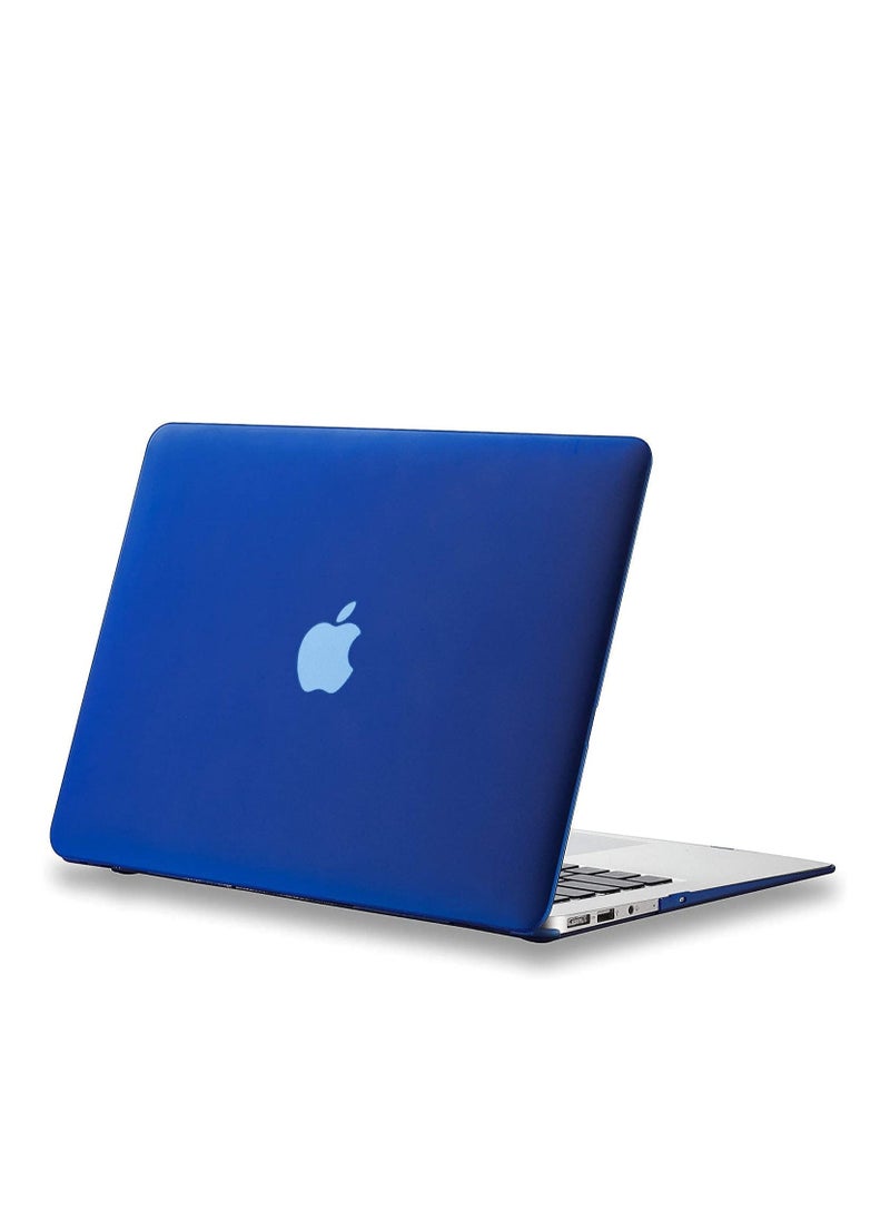 RDN - MacBook Air 13 Inch Case 2022 2021 2020 2019 2018 Release A2337 M1 A2179 A1932 Retina Display With Touch ID Protective Plastic Hard Shell Cover Dark Blue - Image 1