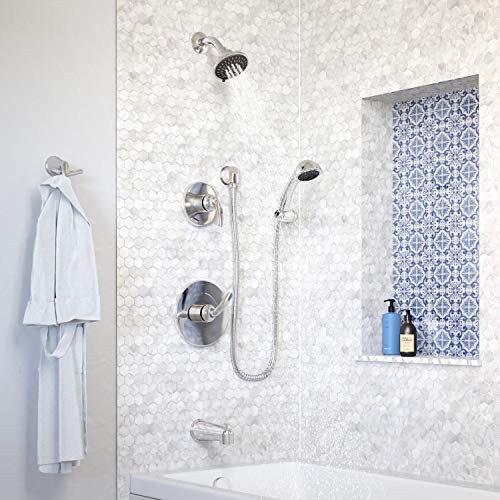 Symmons 5506-1.5-TRM Elm 2-Handle Tub and 5-Spray Shower Trim with 3-Spray Hand Shower in Polished Chrome (Valves Not Included) - Image 5