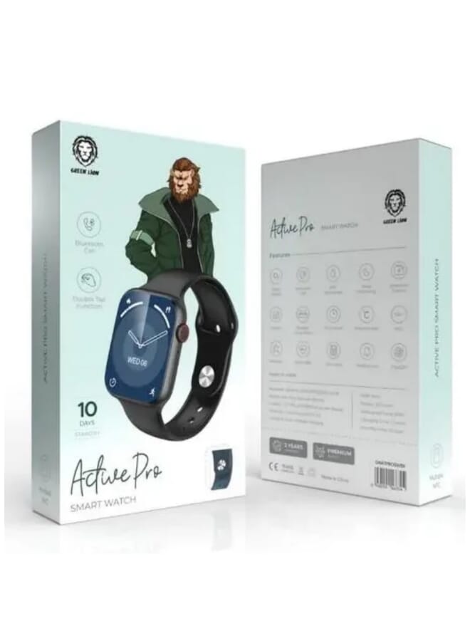 Green Lion Active Pro Smart Watch - Black - Image 1