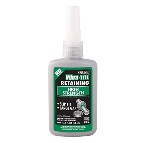 Vibra-TITE - 54150 541 High Strength Slip Fit Anaerobic Retaining Compound, 50 ml Bottle, Green - Image 2