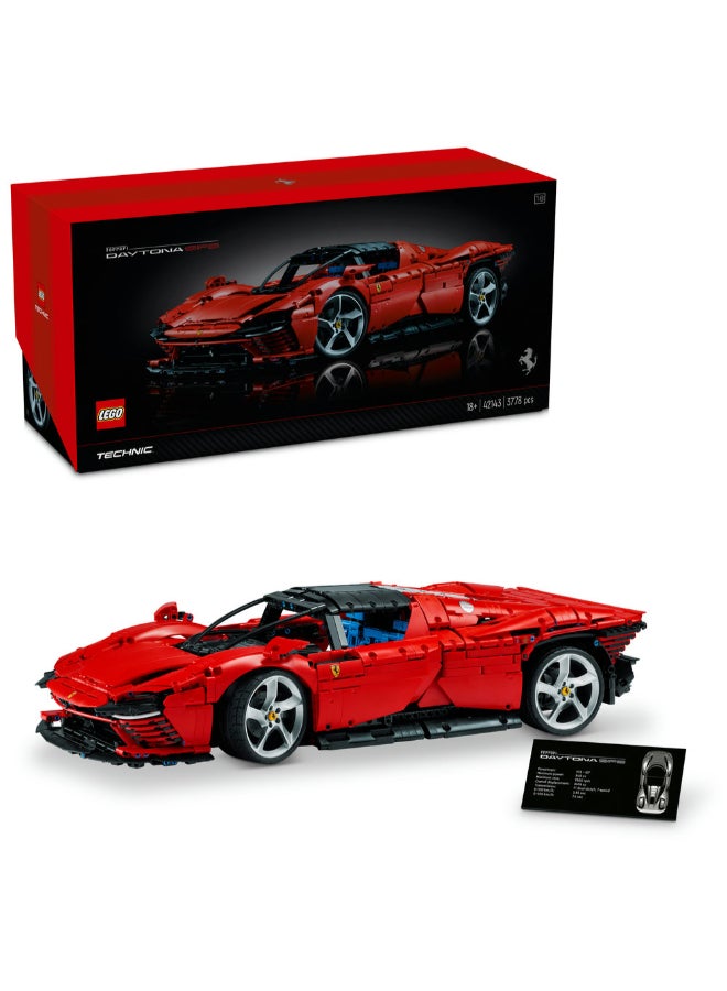 ليغو مجموعة Ferrari Daytona SP3 42143 للبالغين من LEGO® Technic؛ نموذج سيارة خارقة للبناء والعرض (3778 قطعة) - Image 1