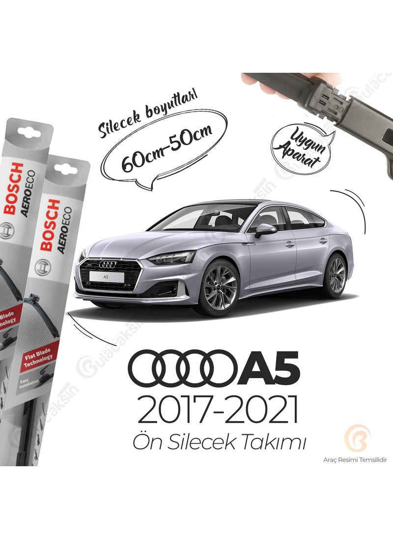 BOSCH Audi A5 Banana Wiper Set (2018-2021) Aeroeco  - Image 3