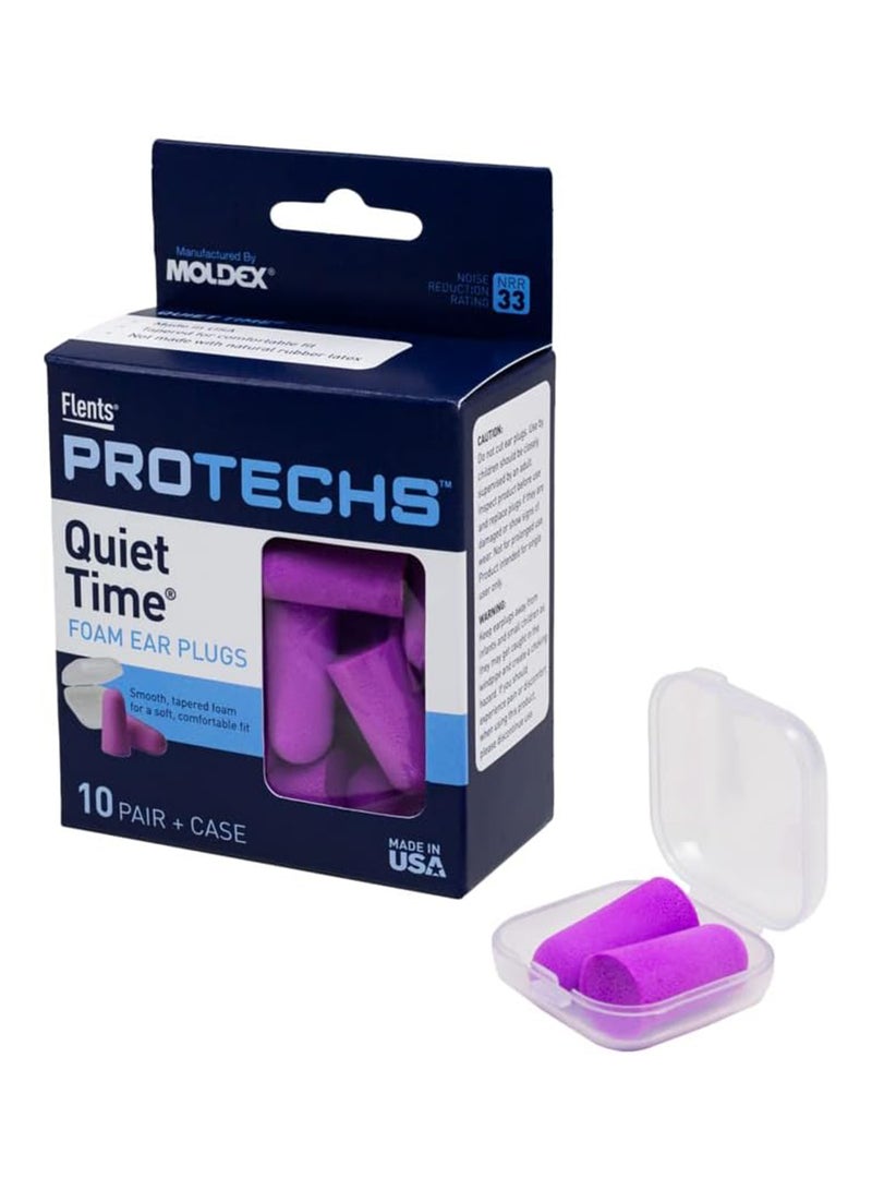 Flents Flents - Pack Of 1 foam ear plugs with case, 10 pairs  - Image 1