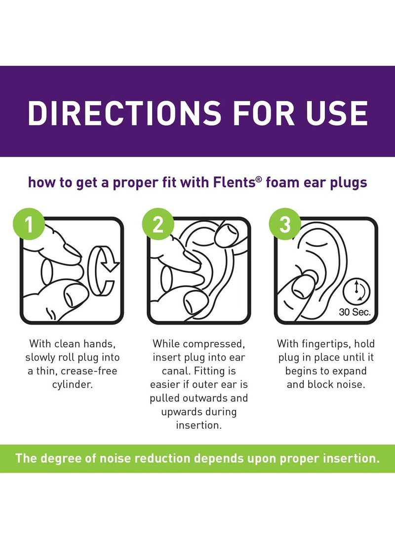 Flents Flents - Pack Of 1 foam ear plugs with case, 10 pairs  - Image 4