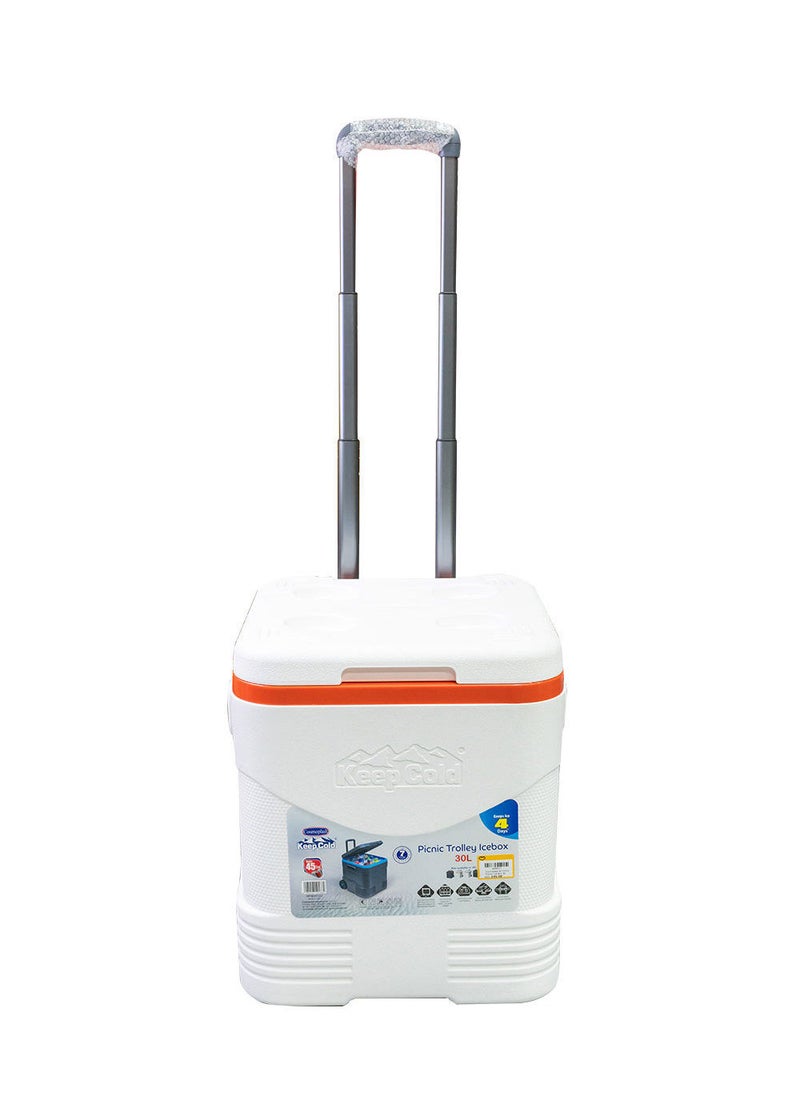 Cosmoplast - عربة نزهة KC من Cosmoplast صندوق ثلج 30 أبيض - Image 1