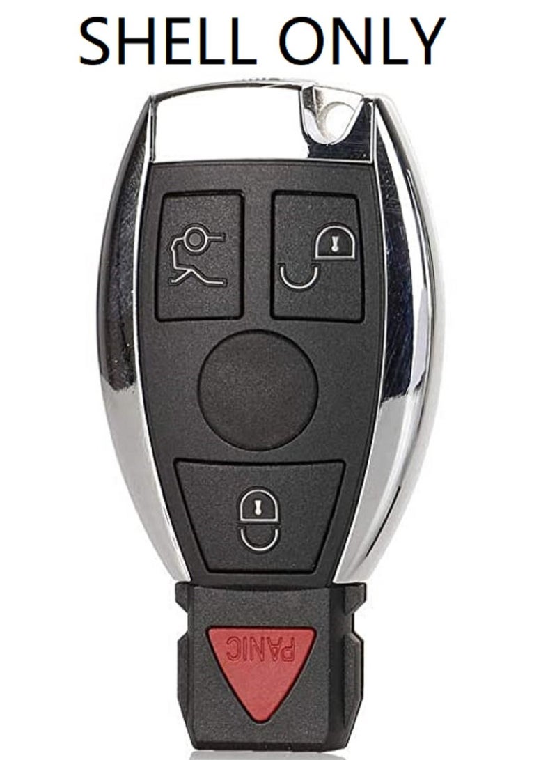 althiqahkey 3+1 Button Key Shell Only for Mercedes Benz after 2000+ NEC&BGA replace NEC Chip with logo - Image 1