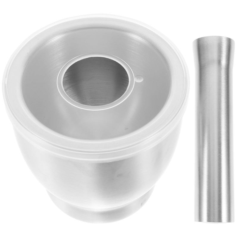 Vanzack Stainless Steel Garlic Mortar and Pestle Set with Lid - Image 2