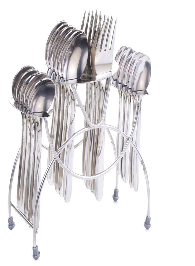 Gcrox Stainless Steel Cutlery Delight Set, 24-Pieces Set - Image 1