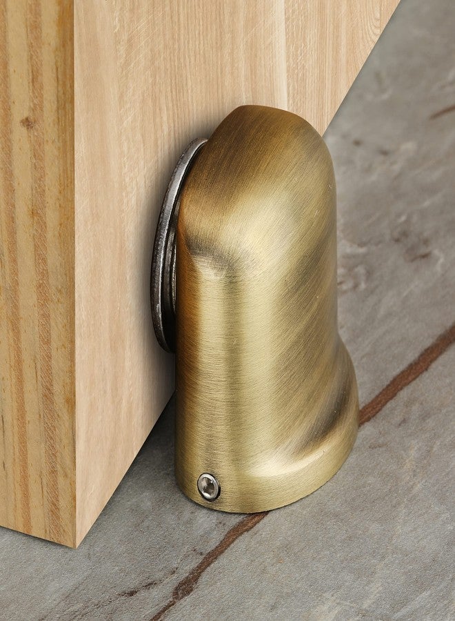 LAPO Premium Magnetic Door Stopper | Floor Mounted Door Magnet for Home, Office, & Hotel | Secure Magnetic Door Catcher with Antique Finish (Model LM-01) - Image 3