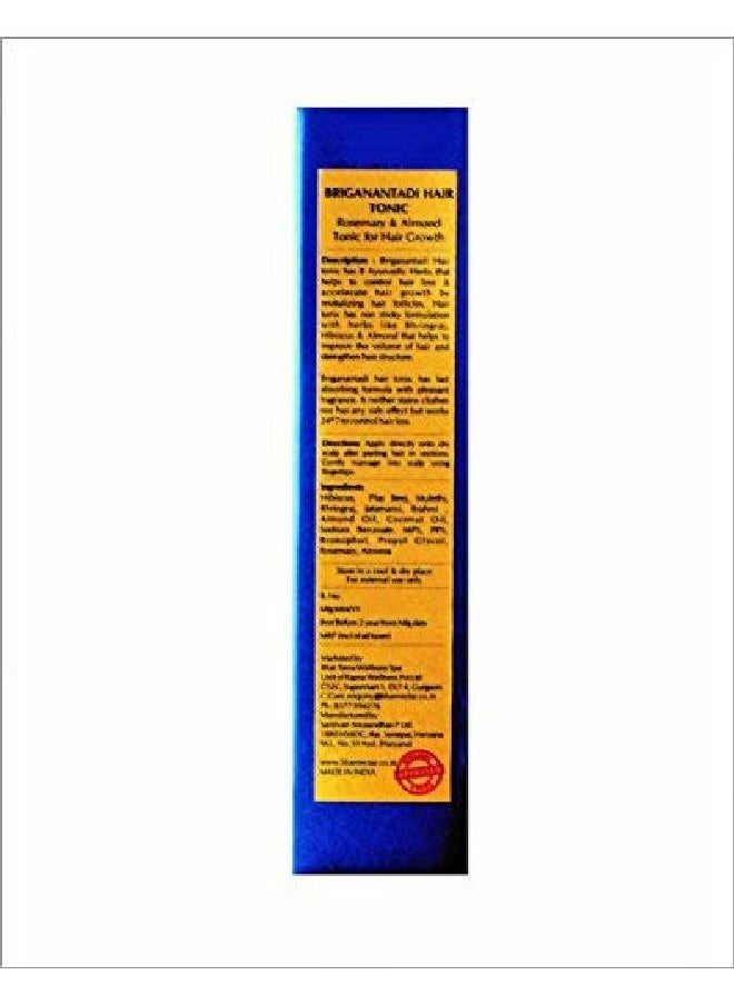 Blue Nectar Hair Growth Serum With Rosemary Oil For Hair Growth. Hair Tonic With Hair Fall Control Oil For Smooth Styling (8 Herbs100 Ml)  - Image 4