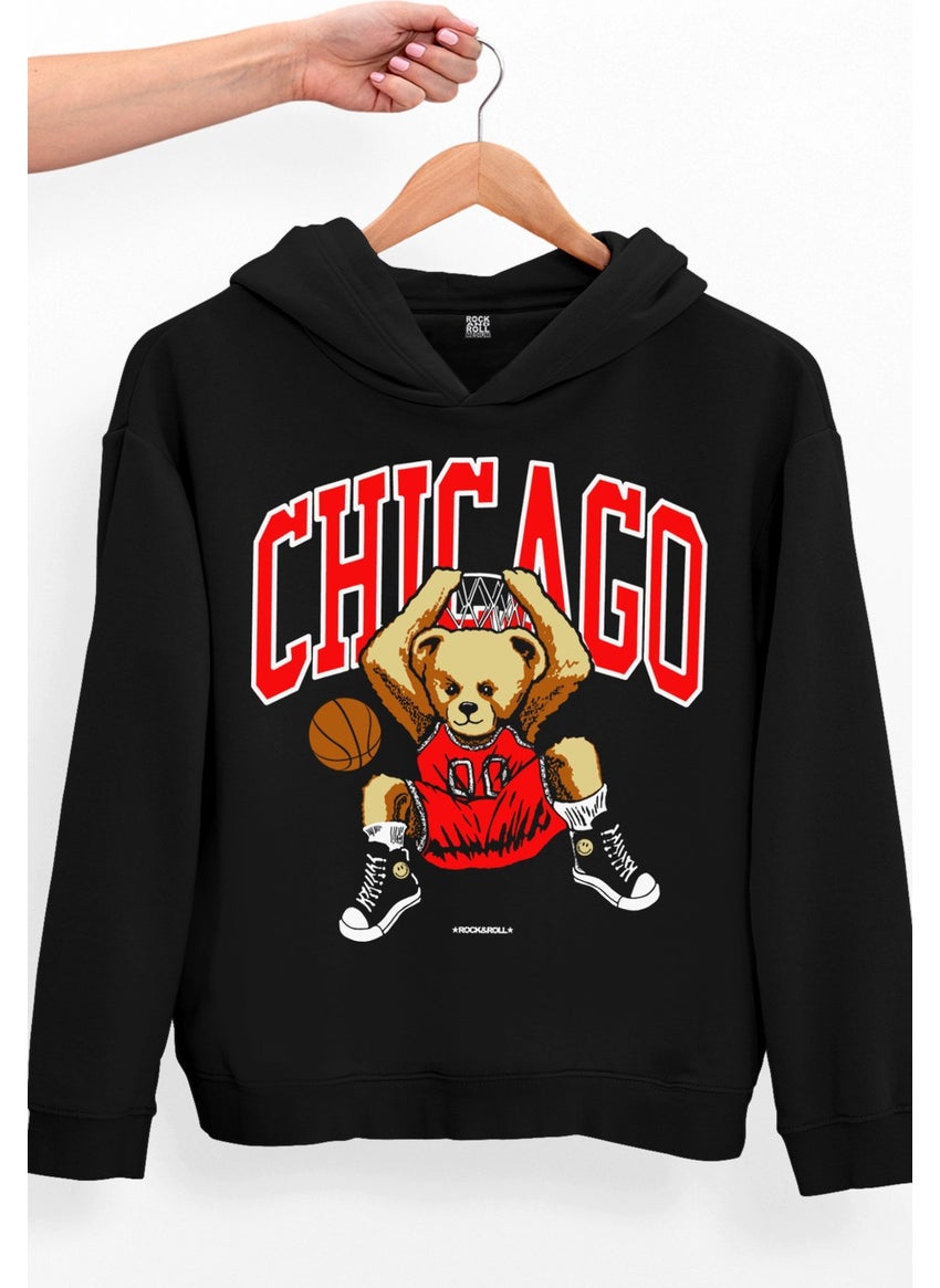 Chicago Basket Black Oversize Hooded Thick Men's Sweatshirt - pzsku/ZA7F082FFE787303C7C01Z/45/_/1725790008/6a706b32-8b05-4a48-873c-1fa3ddcb1fcb