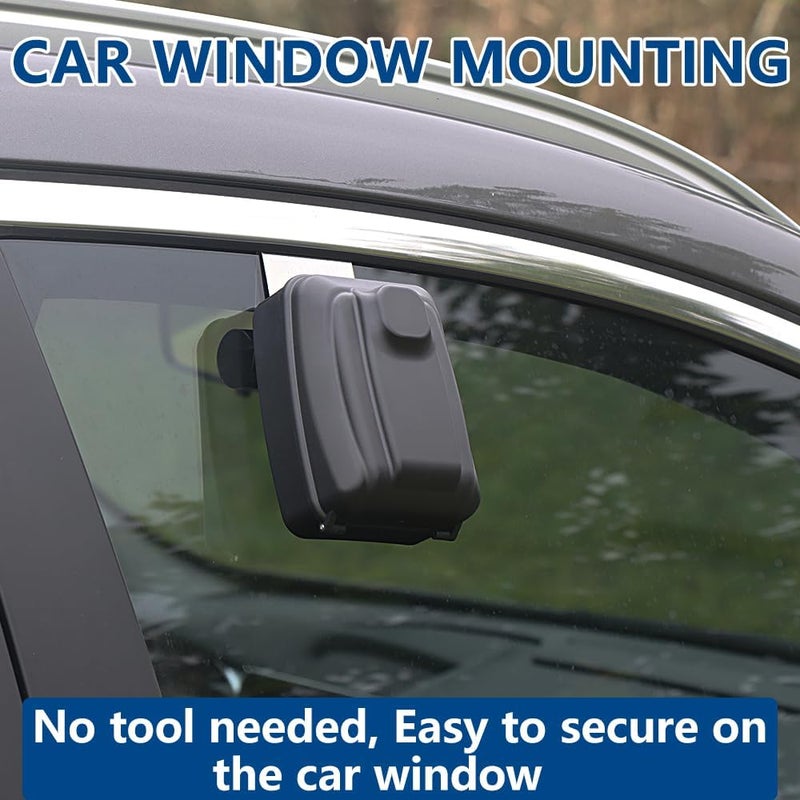 Piclafe Portable Car Window Lock Box for Keys with Key Labeling Tag - Image 5