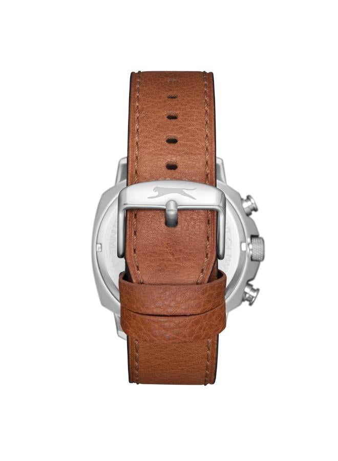 سلازنجر ساعة جلدية متعددة الوظائف للرجال - Image 4