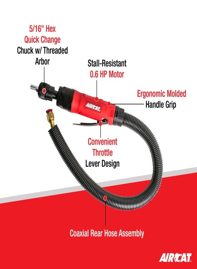 AIRCAT Pneumatic Tools 6402 .6 HP Low Speed Composite Tire Buffer 2,600 RPM - Image 2