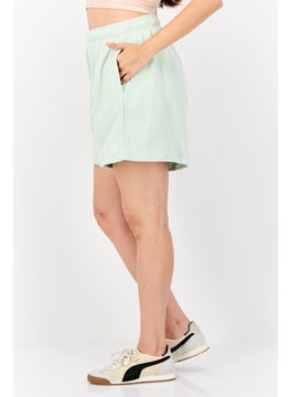adidas Originals Women Sportswear Fit Drawstring Outdoor Short, Light Green  - Image 3