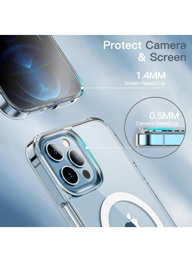 UMIXPRO Magnetic Case for iPhone 12 Pro Max 6.7-Inch, MagSafe Compatible, Shockproof Clear Cover - Image 2