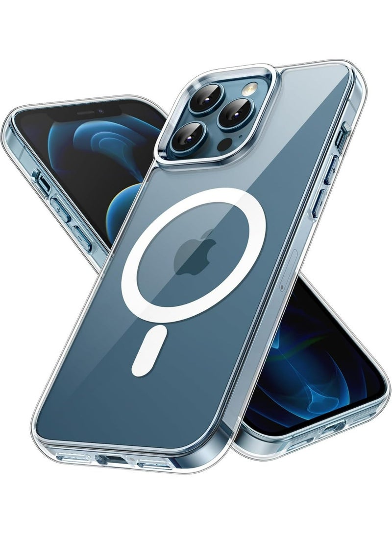 UMIXPRO Magnetic Case for iPhone 12 Pro Max 6.7-Inch, MagSafe Compatible, Shockproof Clear Cover - Image 1