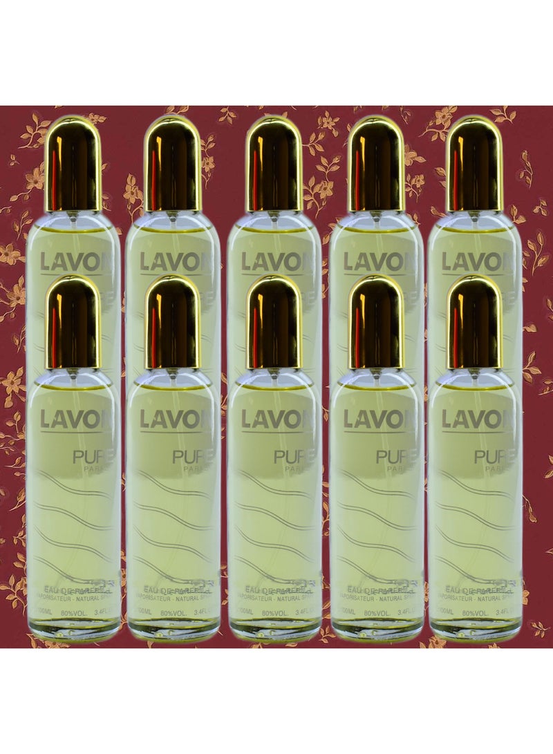 لافون 10 قطع عطر لافون بيور 100 مل EDP - Image 1