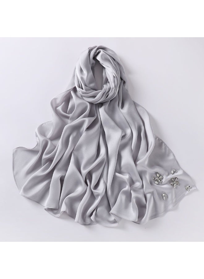 Nariele New Chiffon Handmade Diamond Headscarf - Image 1