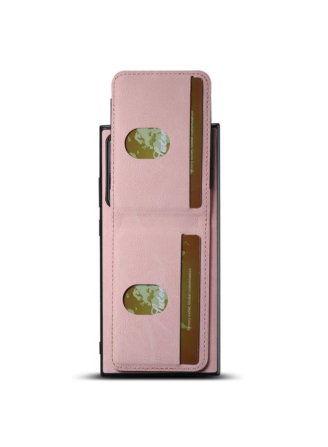 Suteni Case For Samsuny Galaxy Note20 5G H03 Litchi Leather Card Bag Stand Back Phone Case - Image 5