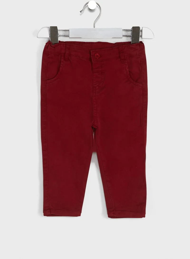 MINIKLUB Infant Essential Shirt + Trousers Set With Bow Tie