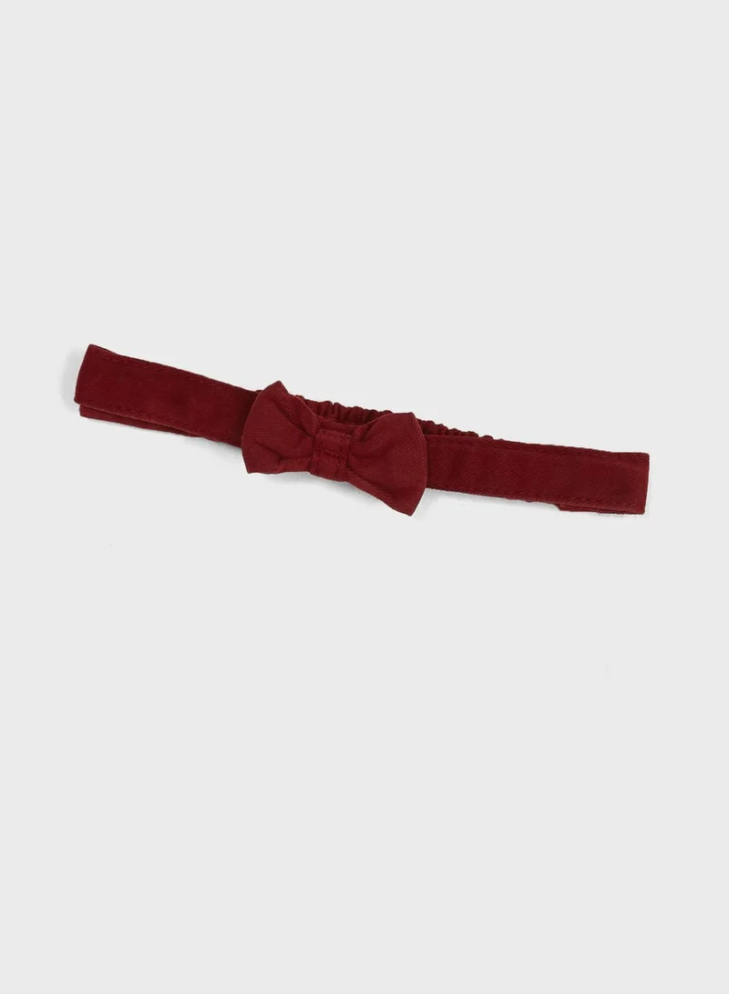 MINIKLUB Infant Essential Shirt + Trousers Set With Bow Tie