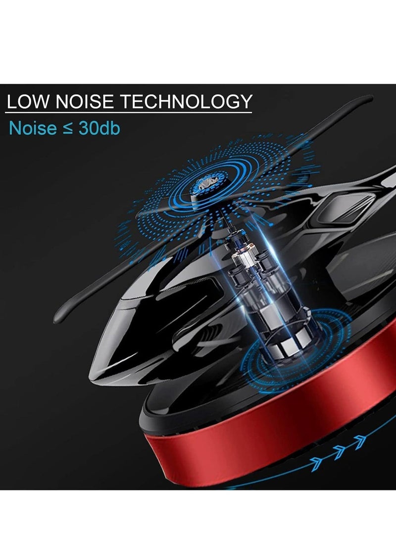 ELTRAZONE Helicopter Car Air Freshener, Rotating Solar Car Perfume – Osmanthus & Vanilla Scent, Airplane Design – Unique Auto Air Freshener for Car, Home, and Office – Eco-Friendly & Stylish Aromatherapy - Image 2