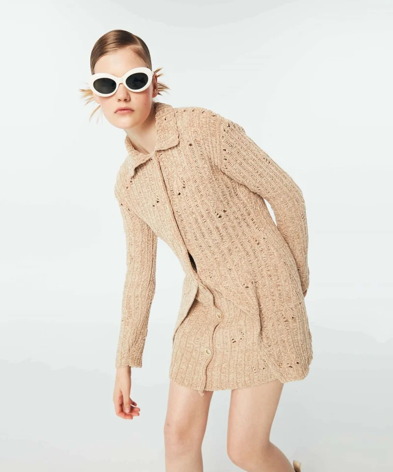 Twist Chenille Dress TW6220002229023