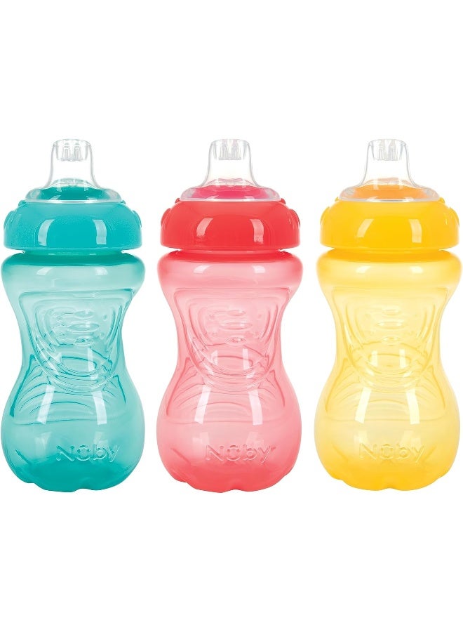 نوبي 3 Pack No Spill Toddler Sippy Cups - Image 1