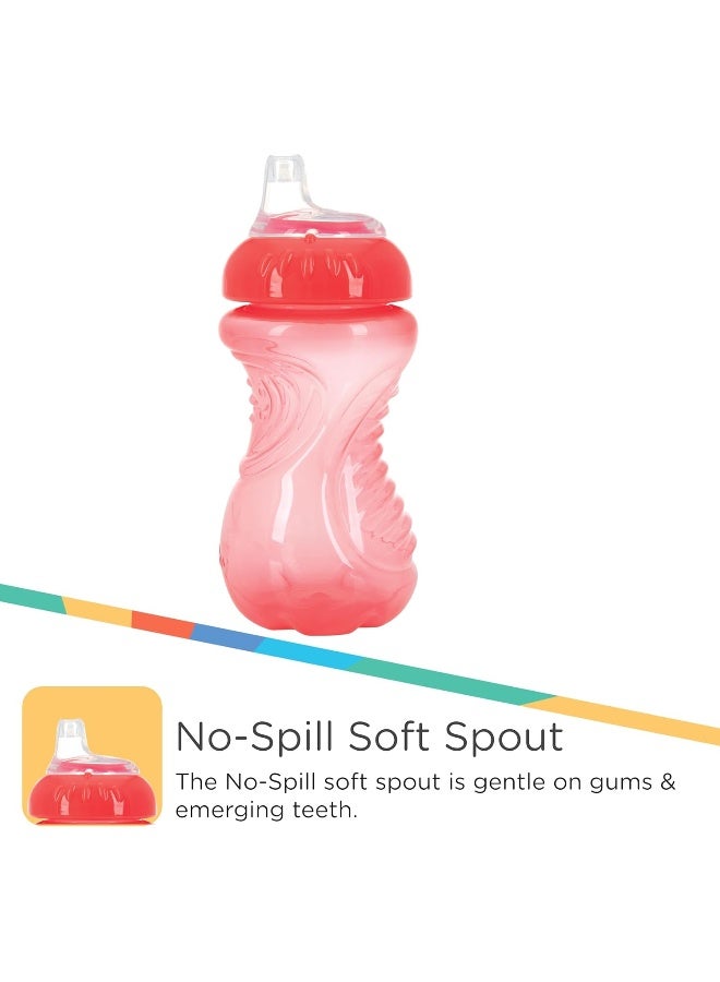 نوبي 3 Pack No Spill Toddler Sippy Cups - Image 4