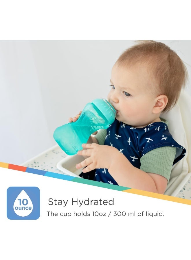 نوبي 3 Pack No Spill Toddler Sippy Cups - Image 2