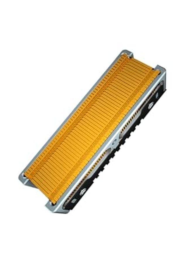 مشتت حرارة من سبائك النحاس والألومنيوم M2 مع زعانف تبريد لـ NVMe SSD. - Image 1