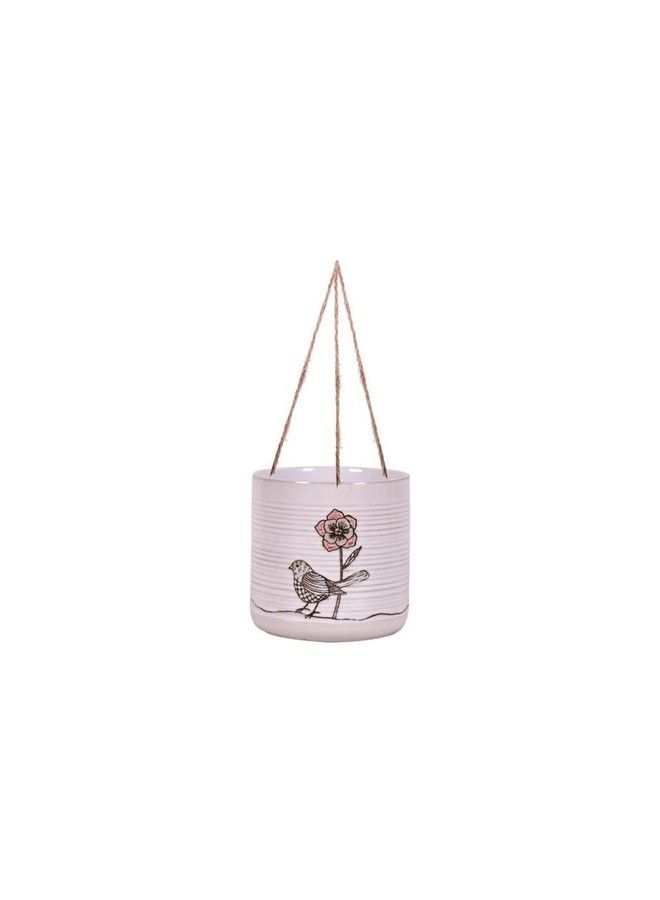 Blue Sky Ceramic وعاء زهور علق أماروزا 6.5 بوصة متعدد الألوان - Image 1