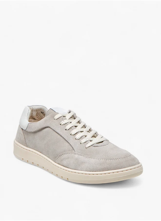 بابريكا Panelled Sneakers with Lace-Up Closure