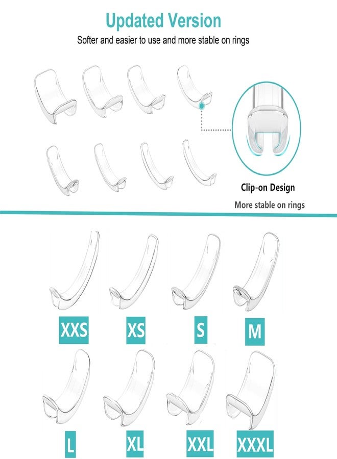 Feramox Invisible Ring Size Adjuster for Loose Rings Ring Adjuster Fit Any Ring Resizing Gel with UV Light Ring Snuggie Filler - Image 5