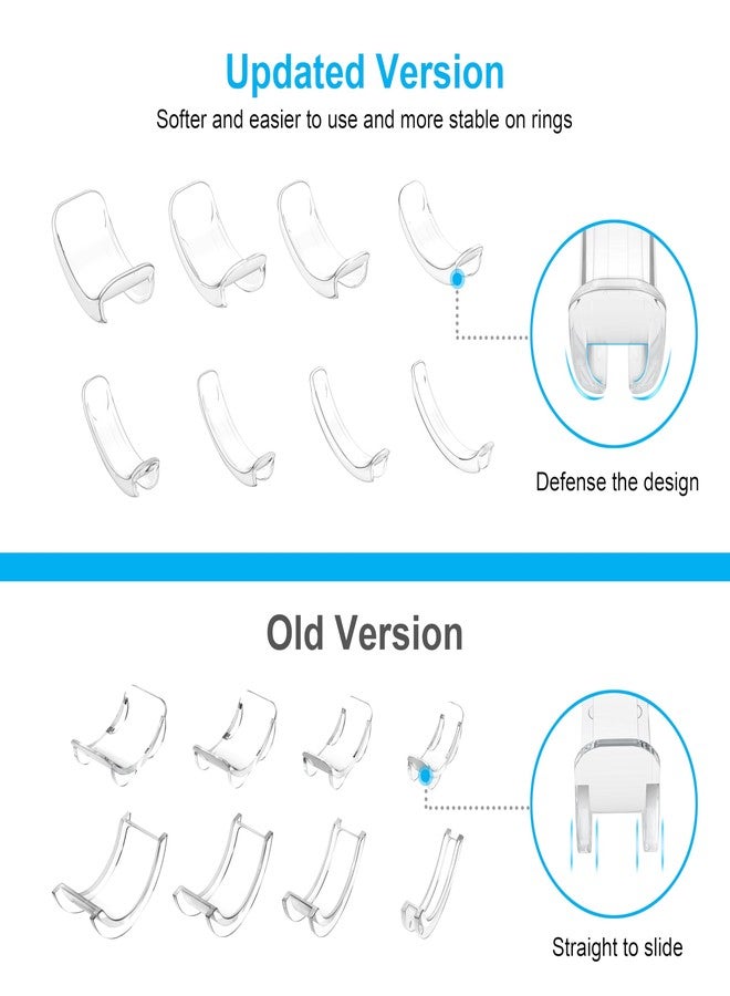 Feramox Invisible Ring Size Adjuster for Loose Rings Ring Adjuster Fit Any Ring Resizing Gel with UV Light Ring Snuggie Filler - Image 3