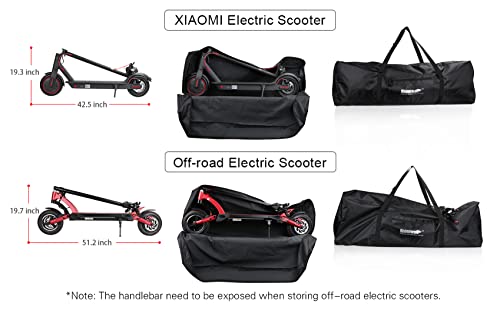 Rhinowalk Electric Scooter Bag, Foldable Carrying Case with Shoulder Strap, Heavy Duty Storage and Travel Backpack for Most Scooters - Image 3