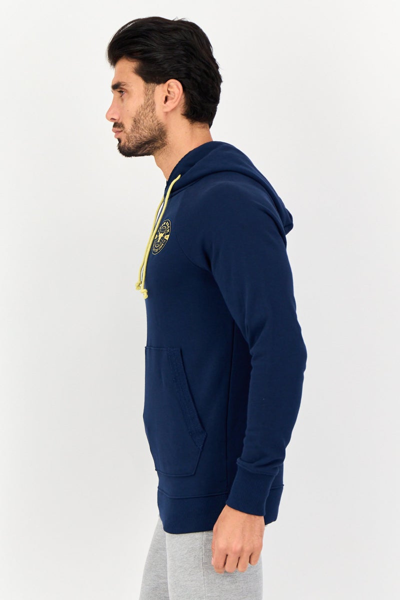 UNDER ARMOUR Men Loose Fit Outdoor Hoodie, Navy BLue - Image 4