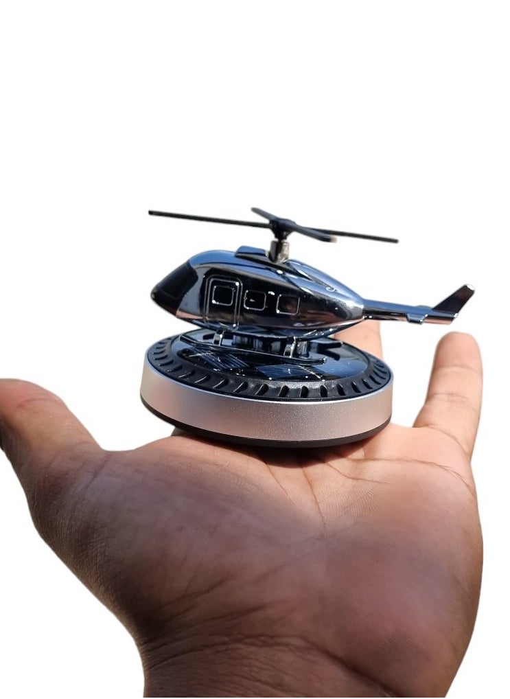 Generic - Car Air Freshener Aroma Helicopter Shape Solar Powered - Image 1