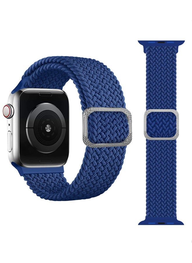 ISank - Nylon Solo Loop Strap Compatible with Apple Watch 41/40/38mm SE /Series 7/6/5/4/3/2/1 Colorful - Image 1