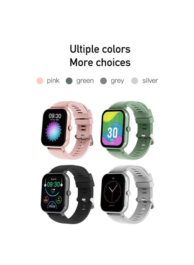 Smart Watch (Answer/Make Calls), 1.83-Inch Creen Smart Watches, for Men Women 100+ Sport Modes Fitness Watch with Heart Rate/Blood Pressure Monitoring, IP67 Waterproof Smartwatch Green - Image 5