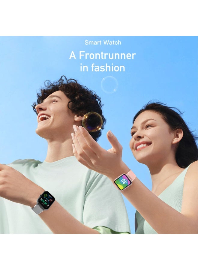 Smart Watch (Answer/Make Calls), 1.83-Inch Creen Smart Watches, for Men Women 100+ Sport Modes Fitness Watch with Heart Rate/Blood Pressure Monitoring, IP67 Waterproof Smartwatch Green - Image 2